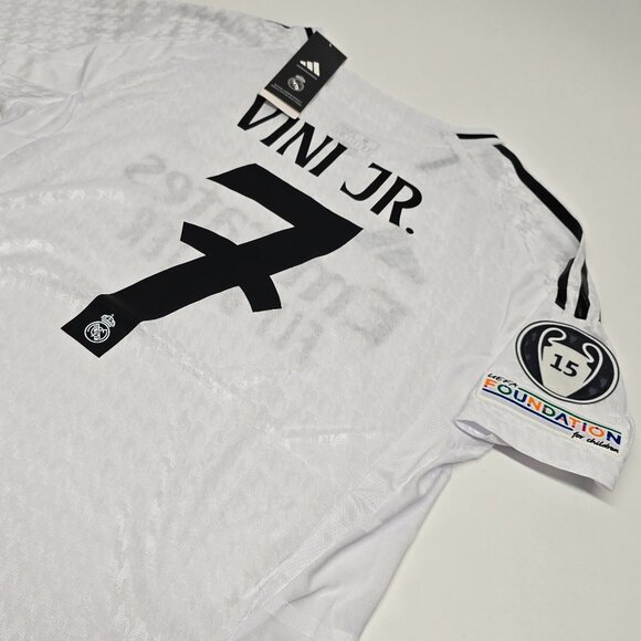 Vinni Jr. Jersey Real Madrid #7 White 24/25 - Picture 1 of 12